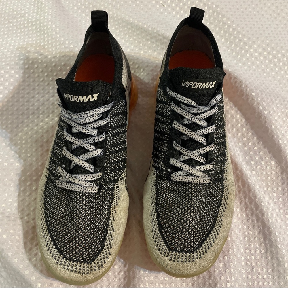 Nike Air Vapormax Flyknit 2 - Safari Black Grey Orange - Men's 10